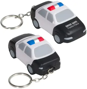 Custom Police Car Keychain