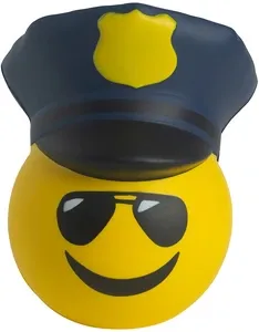 Police Officer Emoji Hat Stress Reliever