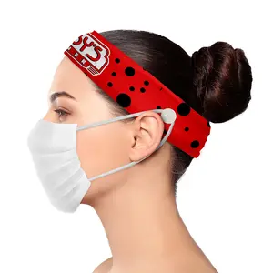 Polyester Ear Saver Headband for Masks