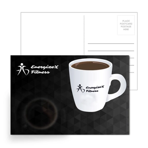 Post Card with Full Color Coffee Cup Coaster