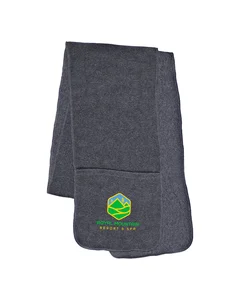 Prime Line Fleece Scarf With Pockets