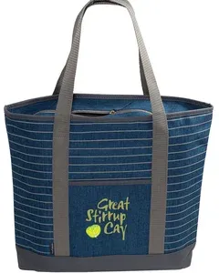 Prime Line Strand Snow Canvas Tote Bag