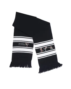 Prime Line Stripe Knit Scarf