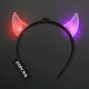 Prismatic LED Devil Horns, Slow Color Change