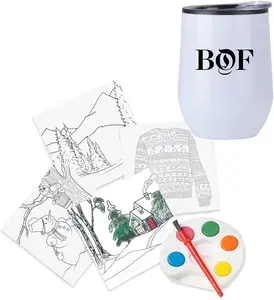 Adult Paint Set & Wine Tumbler