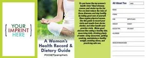 Woman's Health Record & Dietary Guide Pocket Pamphlet