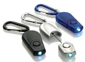 Push Button Flashlight w/ Carabiner Clip