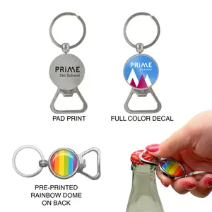 Rainbow Bottle Opener Keychain