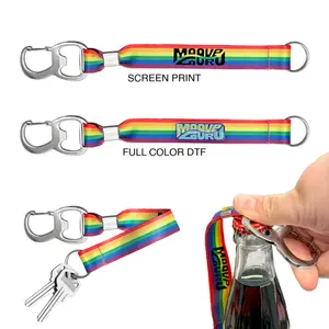 Rainbow Bottler Opener Keychain