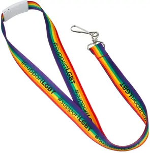 Custom Rainbow Lanyard