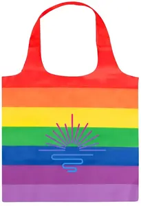 Personalized Rainbow Tote Bag