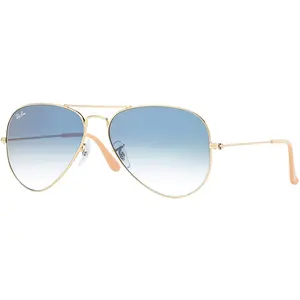 Ray-Ban Aviator Sunglasses Gradient: Blue Gradient 58/14/135