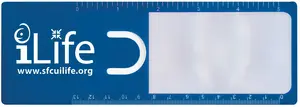 Custom Logo Bookmark Magnifier