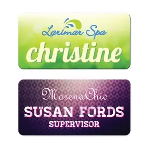 Personalized Rectangular Name Badge