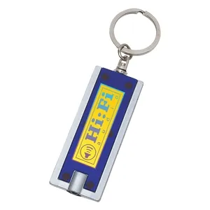 Custom Rectangular LED Key Chain