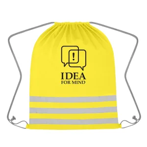 Reflective Safety Drawstring Bag