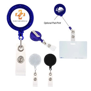 Reflector Retractable Badge Holder