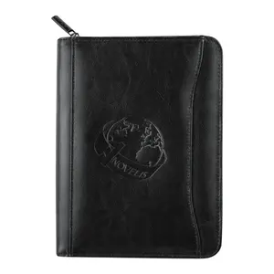 Personalized Renaissance Jr. Zippered Padfolio - Italian Style Leather