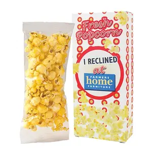 Retro Striped Popcorn Boxes - Pack of 12