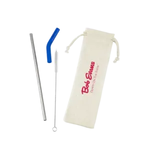 Reusable Stainless Steel Straw Set