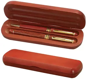 Personalized Rosewood Double Pen Box