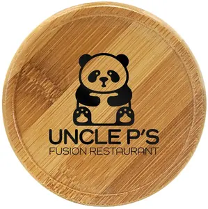 Logo Bamboo Coasters