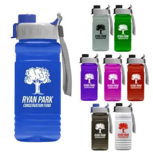 RPET Bottle with Quick-Snap Lid (20 oz.)