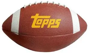 Imprinted Rubber Football 10"