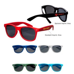 Rubberized Finish Fashion Sunglasses