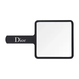 Mini Handheld Mirror with Rubberized Finish