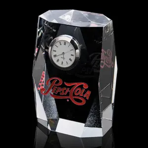 Crystal Sable Clock - Promotional Timepiece