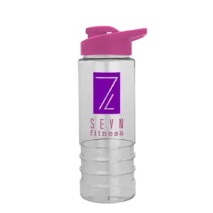 Salute - 24 oz. Transparent Drink-Thru Bottle