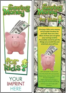 Saving Money for Kids Bookmark