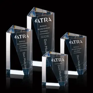 Custom Crystal Recognition Award - Art Display - 5"