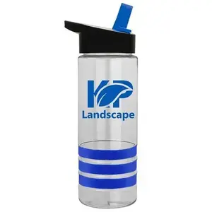 Personalized Stripe Tritan™ Bottle - 24 oz.