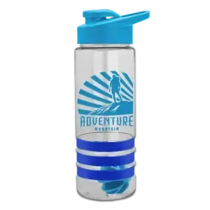 Promotional Tritan™ Shaker Bottle with Stripe Bands - 24 oz.