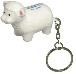 Custom Sheep Stress Keychain