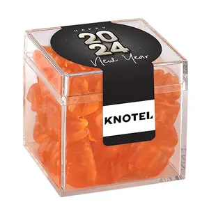 Signature Champagne Gummy Bear Candy Cube