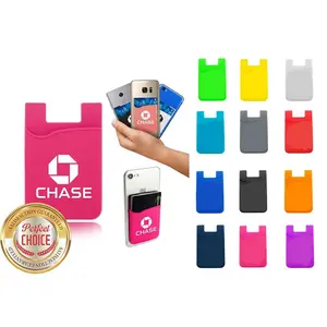 Silicone Cell Phone Smart Phone Wallet Card Holder