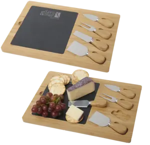 Personalized Slate Cheese Board Set