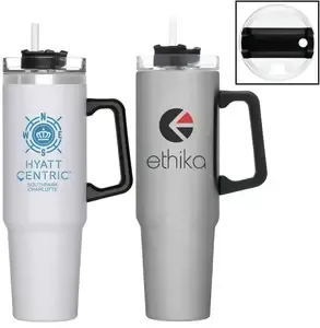 Branded Vacuum Insulated Tumbler Mug - 40 oz.