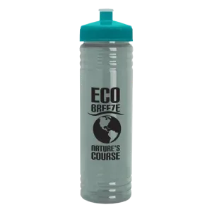 Slim Fit RPET Bottle with Push-Pull Lid (24 oz.)