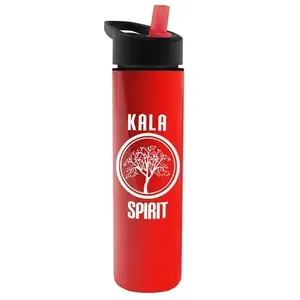 Custom Travel Tumbler - 16 oz. Double Wall Insulated with Flip Straw Lid