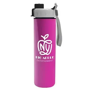 LogoBranded Insulated Tumbler (16 oz) - Slim Travel with Quick Snap Lid