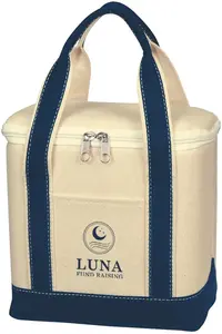 Small Cotton Canvas Cooler Bag