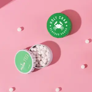 Small Round Clicker Mint Tin