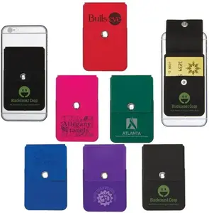 Custom Printed Snap Cell Phone Card Holder