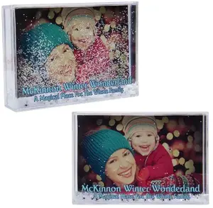 Logo Snow Globe Photo Frame