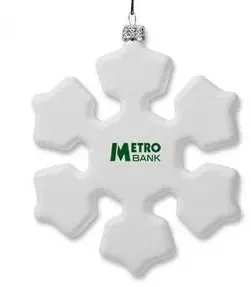 Imprinted Snowflake Ornament