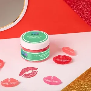 Sour Pucker Up Gummy Lips in a Jar